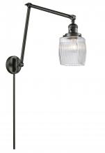 Innovations Lighting 238-OB-G302 - Colton - 1 Light - 8 inch - Oil Rubbed Bronze -Adjustable Swing Arm