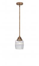Innovations Lighting 288-1S-AC-G302 - Colton - 1 Light - 6 inch - Antique Copper - Stem hung - Mini Pendant