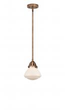 Innovations Lighting 288-1S-AC-G321 - Olean - 1 Light - 7 inch - Antique Copper - Stem hung - Mini Pendant