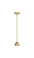 Innovations Lighting 288-1S-SG - Nouveau 2 - 1 Light - 7 inch - Satin Gold - Stem hung - Mini Pendant