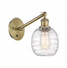 Innovations Lighting 317-1W-AB-G1013-LED - Belfast - 1 Light - 6 inch - Antique Brass - Adjustable Sconce