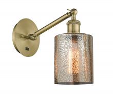 Innovations Lighting 317-1W-AB-G116-LED - Cobbleskill - 1 Light - 5 inch - Antique Brass - Adjustable Sconce