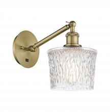 Innovations Lighting 317-1W-AB-G402-LED - Niagara - 1 Light - 7 inch - Antique Brass - Adjustable Sconce
