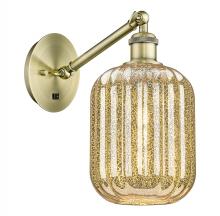 Innovations Lighting 317-1W-AB-G460-7ME - Preston Cylinder - 1 Light - 7 inch - Antique Brass - Sconce