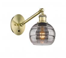 Innovations Lighting 317-1W-AB-G556-6SM - Rochester - 1 Light - 6 inch - Antique Brass - Adjustable Sconce