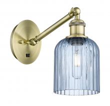 Innovations Lighting 317-1W-AB-G559-5BL - Bridal Veil - 1 Light - 5 inch - Antique Brass - Adjustable Sconce