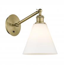 Innovations Lighting 317-1W-AB-GBC-81-LED - Berkshire - 1 Light - 8 inch - Antique Brass - Adjustable Sconce