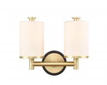 Innovations Lighting 418-2W-BSB-G4181-LED - Marlowe - 2 Light - 14 inch - Black Satin Brass - Bath Vanity Light