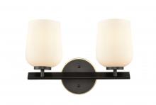 Innovations Lighting 420-2W-BSB-G4201-LED - Remy - 2 Light - 15 inch - Black Satin Brass - Bath Vanity Light