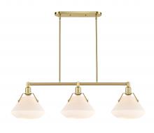 Innovations Lighting 422-3I-SB-G4221-10-LED - Luna - 3 Light - 42 inch - Satin Brass - Cord hung - Island Light