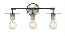 Innovations Lighting 431-3W-BSN-LED - Aurora - 3 Light - 22 inch - Black Satin Nickel - Bath Vanity Light