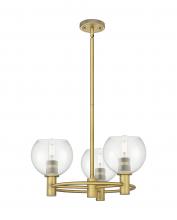 Innovations Lighting 434-3CR-BB-G122-6 - Crown Point - 3 Light - 20 inch - Brushed Brass - Pendant