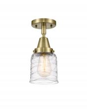 Innovations Lighting 447-1C-AB-G513-LED - Bell - 1 Light - 5 inch - Antique Brass - Semi-Flush Mount