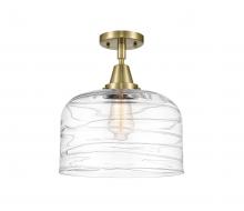 Innovations Lighting 447-1C-AB-G713-L-LED - Bell - 1 Light - 12 inch - Antique Brass - Semi-Flush Mount