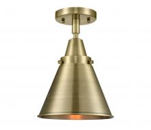 Innovations Lighting 447-1C-AB-M13-AB-LED - Appalachian - 1 Light - 8 inch - Antique Brass - Semi-Flush Mount