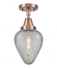 Innovations Lighting 447-1C-AC-G165-LED - Geneseo - 1 Light - 7 inch - Antique Copper - Semi-Flush Mount