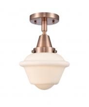 Innovations Lighting 447-1C-AC-G531-LED - Oxford - 1 Light - 8 inch - Antique Copper - Semi-Flush Mount
