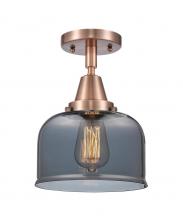 Innovations Lighting 447-1C-AC-G73-LED - Bell - 1 Light - 8 inch - Antique Copper - Semi-Flush Mount