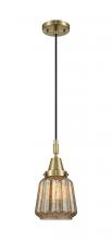 Innovations Lighting 447-1P-AB-G146 - Chatham - 1 Light - 7 inch - Antique Brass - Mini Pendant