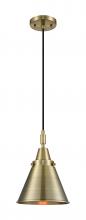 Innovations Lighting 447-1P-AB-M13-AB - Appalachian - 1 Light - 8 inch - Antique Brass - Mini Pendant