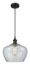 Innovations Lighting 516-1P-OB-G92-L-LED - Fenton - 1 Light - 11 inch - Oil Rubbed Bronze - Cord hung - Mini Pendant
