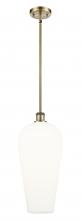 Innovations Lighting 516-1S-AB-G456-8WH - Chelsea - 1 Light - 8 inch - Antique Brass - Stem hung - Mini Pendant