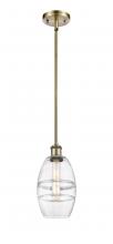 Innovations Lighting 516-1S-AB-G557-6CL - Vaz - 1 Light - 6 inch - Antique Brass - Mini Pendant
