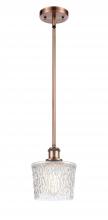 Innovations Lighting 516-1S-AC-G402-LED - Niagara - 1 Light - 7 inch - Antique Copper - Mini Pendant