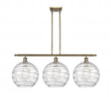 Innovations Lighting 516-3I-AB-G1213-12 - Athens Deco Swirl - 3 Light - 39 inch - Antique Brass - Stem hung - Island Light