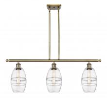 Innovations Lighting 516-3I-AB-G557-6CL - Vaz - 3 Light - 36 inch - Antique Brass - Stem hung - Island Light