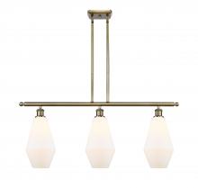 Innovations Lighting 516-3I-AB-G651-7-LED - Cindyrella - 3 Light - 36 inch - Antique Brass - Stem hung - Island Light