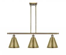 Innovations Lighting 516-3I-AB-MBC-8-AB-LED - Berkshire - 3 Light - 36 inch - Antique Brass - Stem hung - Island Light