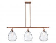 Innovations Lighting 516-3I-AC-G372-LED - Waverly - 3 Light - 36 inch - Antique Copper - Stem hung - Island Light