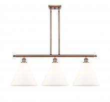Innovations Lighting 516-3I-AC-GBC-121 - Berkshire - 3 Light - 39 inch - Antique Copper - Stem hung - Island Light