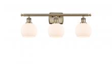 Innovations Lighting 516-3W-AB-G121-6 - Athens - 3 Light - 26 inch - Antique Brass - Bath Vanity Light
