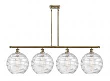 Innovations Lighting 516-4I-AB-G1213-12 - Athens Deco Swirl - 4 Light - 50 inch - Antique Brass - Stem hung - Island Light