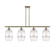 Innovations Lighting 516-4I-AB-G557-8CL - Vaz - 4 Light - 48 inch - Antique Brass - Stem hung - Island Light