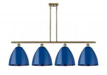 Innovations Lighting 516-4I-AB-MBD-12-BL - Plymouth - 4 Light - 50 inch - Antique Brass - Stem hung - Island Light