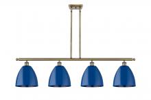 Innovations Lighting 516-4I-AB-MBD-9-BL - Plymouth - 4 Light - 48 inch - Antique Brass - Stem hung - Island Light