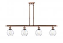 Innovations Lighting 516-4I-AC-G362-LED - Waverly - 4 Light - 48 inch - Antique Copper - Stem hung - Island Light