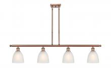 Innovations Lighting 516-4I-AC-G381-LED - Castile - 4 Light - 48 inch - Antique Copper - Stem hung - Island Light
