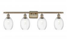 Innovations Lighting 516-4W-AB-G459-6CL - Preston Bulb - 4 Light - 36 inch - Antique Brass - Bath Vanity Light