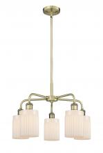Innovations Lighting 516-5CR-AB-G341 - Hadley - 5 Light - 23 inch - Antique Brass - Chandelier