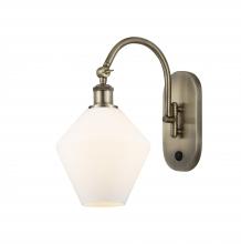 Innovations Lighting 518-1W-AB-G651-8-LED - Cindyrella - 1 Light - 8 inch - Antique Brass - Adjustable Swing Arm