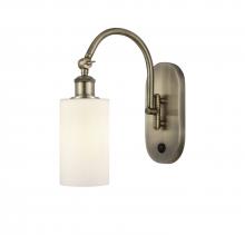 Innovations Lighting 518-1W-AB-G801-LED - Clymer - 1 Light - 4 inch - Antique Brass - Adjustable Swing Arm