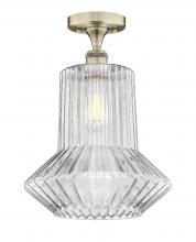 Innovations Lighting 616-1F-AB-G212 - Springwater - 1 Light - 12 inch - Antique Brass - Semi-Flush Mount