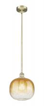 Innovations Lighting 616-1S-AB-G481-10AM - Brookhaven Sphere - 1 Light - 11 inch - Antique Brass - Stem hung - Mini Pendant