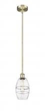 Innovations Lighting 616-1S-AB-G557-6CL - Vaz - 1 Light - 6 inch - Antique Brass - Stem hung - Mini Pendant