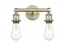 Innovations Lighting 616-2W-AB - Edison - 2 Light - 11 inch - Antique Brass - Bath Vanity Light