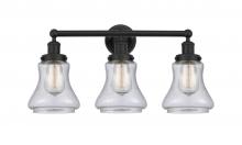 Innovations Lighting 616-3W-BK-G194 - Bellmont - 3 Light - 24 inch - Matte Black - Bath Vanity Light